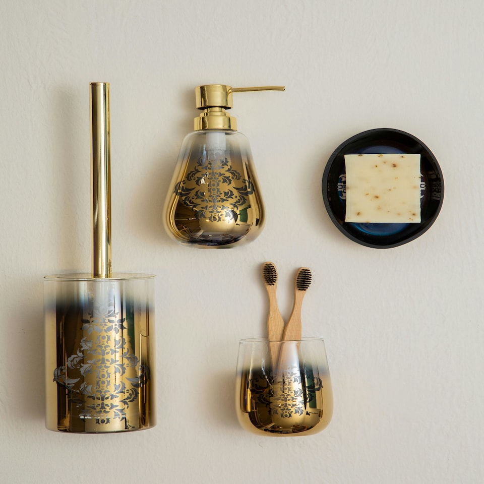 image 1 of Elissa 395ml Gold Soap Dispenser