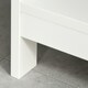 image 8 of HOMCOM Console Table Side Desk Shelves Drawers Open Top X Support Hallway White White | White
