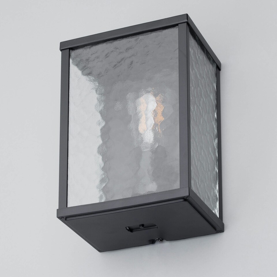 image 1 of BHS Douglas Outdoor Wall Light, Black