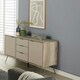 image 7 of Core Products Augusta Driftwood, Medium Sideboard With 2 Doors, 3 Drawers H73.6cm x W130.6cm x D43cm Cream