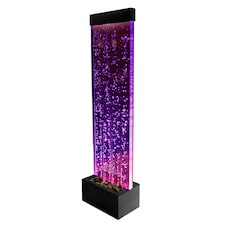 Primrose Bubble Water Wall Water Feature with Colour Changing LEDs 150cm
