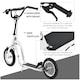 image 2 of HOMCOM Kids Stunt Scooter with 12" Rubber Tyres, Adjustable Handlebar, White
