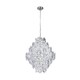 image 2 of 5Lt Chrome Pendant With Acrylic Tiles