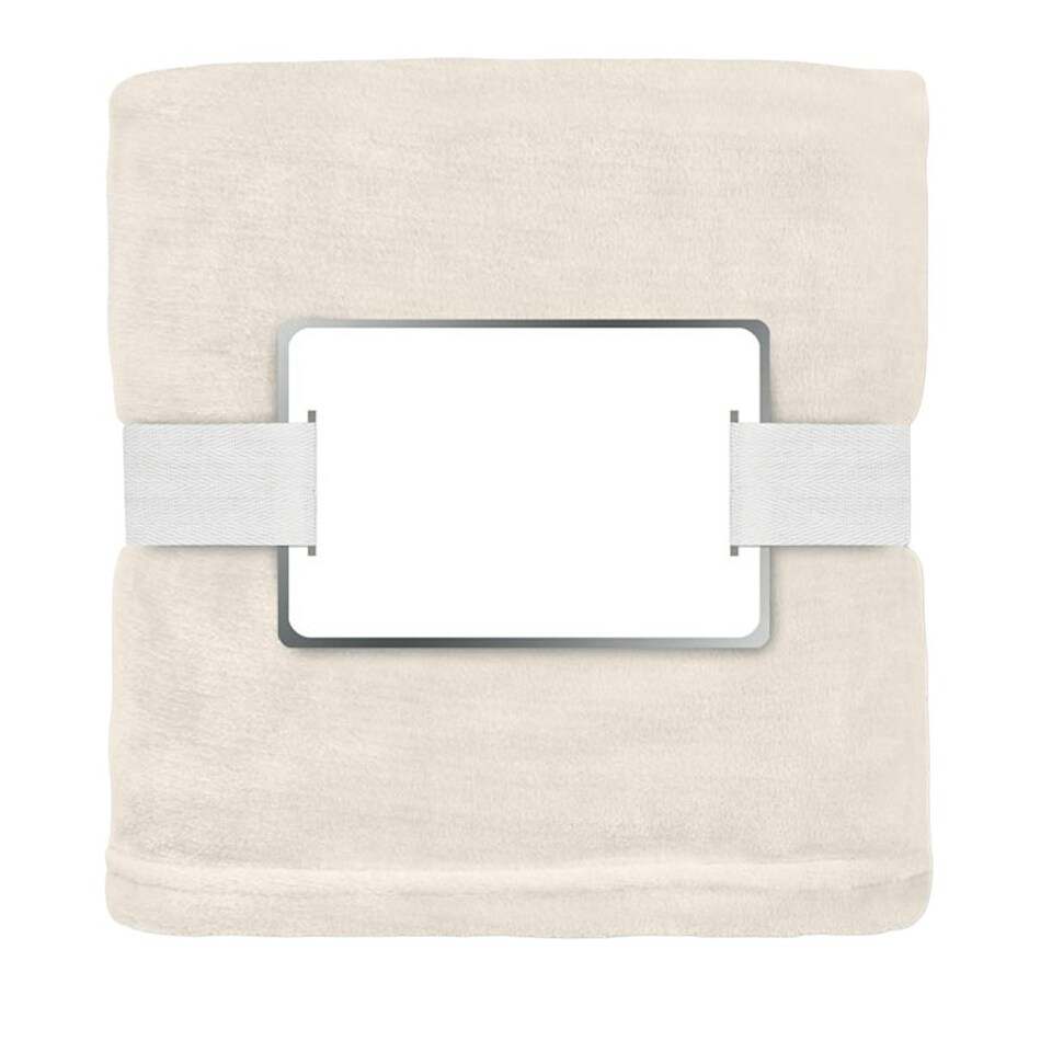 image 1 of MidOcean Logan RPET Fleece Blanket - Beige - One Size | Brown