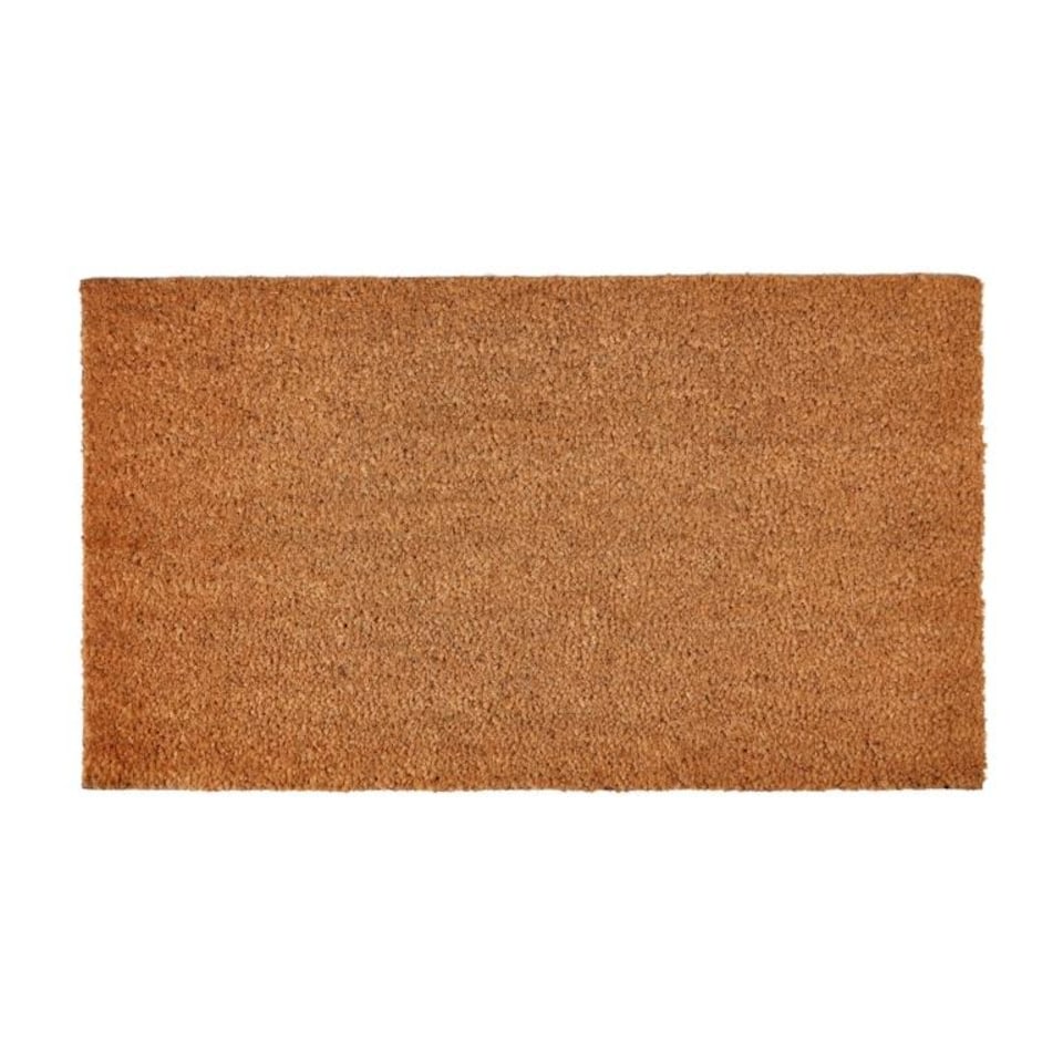 Groundsman Natural Coco Coir Door Mat | Brown | Brown | 50cm x 80cm | 1