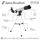 image 9 of Oypla Astronomical 360-50 Portable Refractor Telescope with Lightweight Tripod - 60x Magnification
