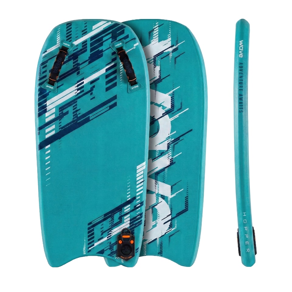 image 1 of Wave Hopper 2.0 Inflatable Bodyboard, Ice Blue