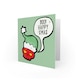 image 2 of Scary Skull Boo Xmas Christmas Card