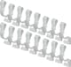 image 1 of Xmas Haus Large Gutter Hooks Pack of 16 White