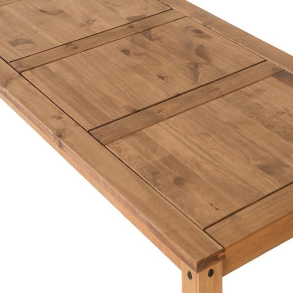 image 1 of Corona 6 feet Dining Table - L92 x W182 x H75.5 cm - Distressed Waxed Pine | Brown