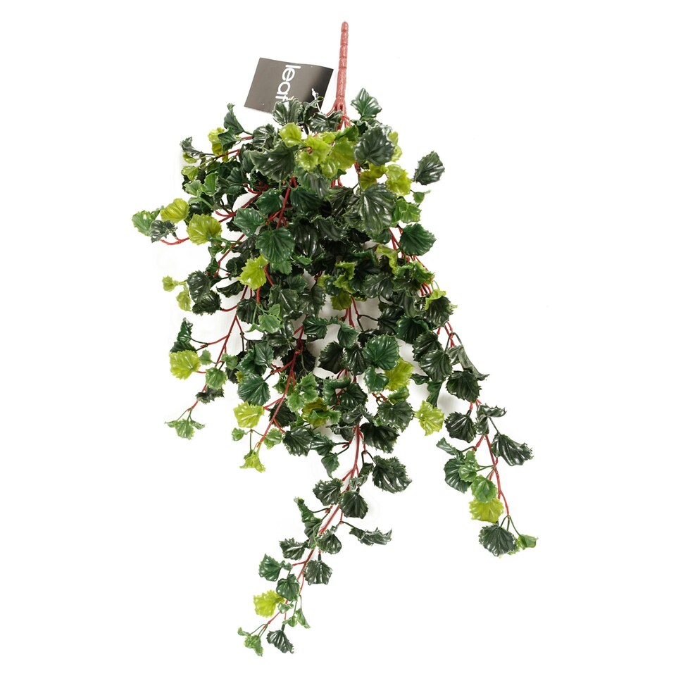 image 1 of 12 x 70cm UV Resistant Artificial Geranium Bush