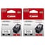 2x Canon PG540L Black Original Ink Cartridges - Selected