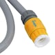 image 3 of Hozelock Standard Hose Pipe Reel Cart Connector Set 1.5m Garden Yard Watering Grey