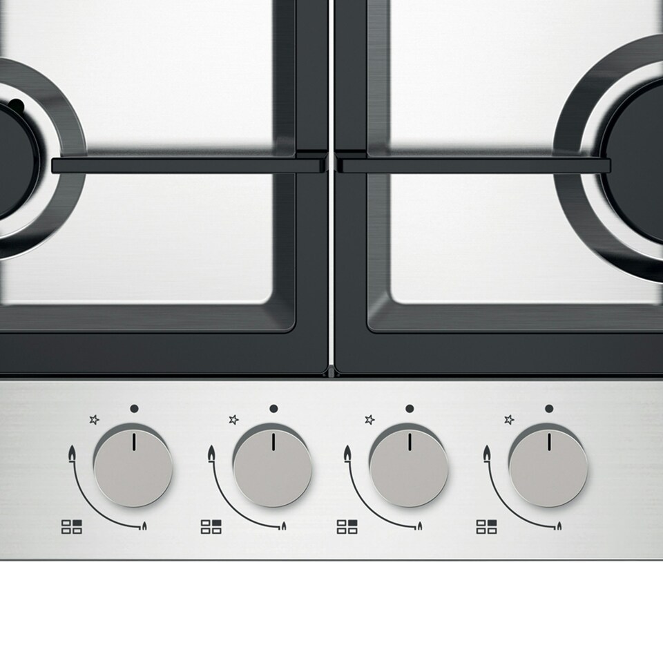 image 1 of Statesman GH161SS 4 Burner Gas Hob, Cooker Cooktop with Wok Burner