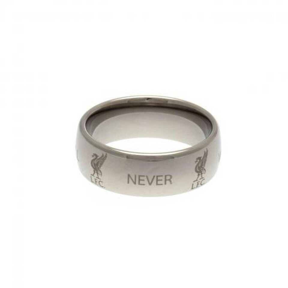 image 1 of Liverpool FC Super Titanium Ring - Titanium - L
