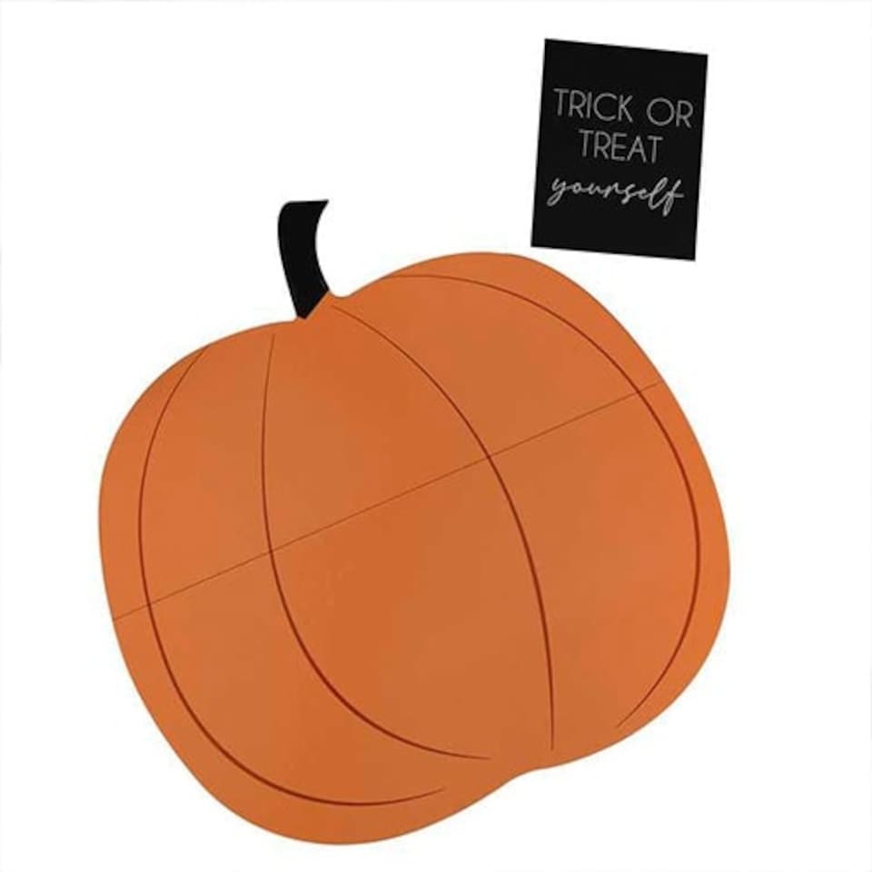 Pumpkin Shaped Halloween Grazing Board 41cm