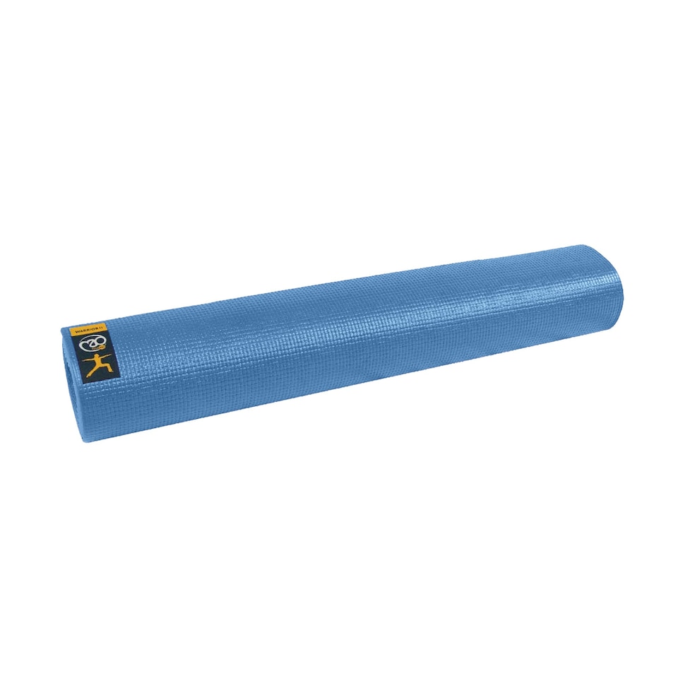 image 1 of Fitness Mad Warrior II Yoga Mat - Blue - One Size