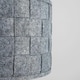 image 1 of ValueLights Monza Grey Ceiling Pendant Shade and E27 GLS LED 6W Warm White 3000K Bulb