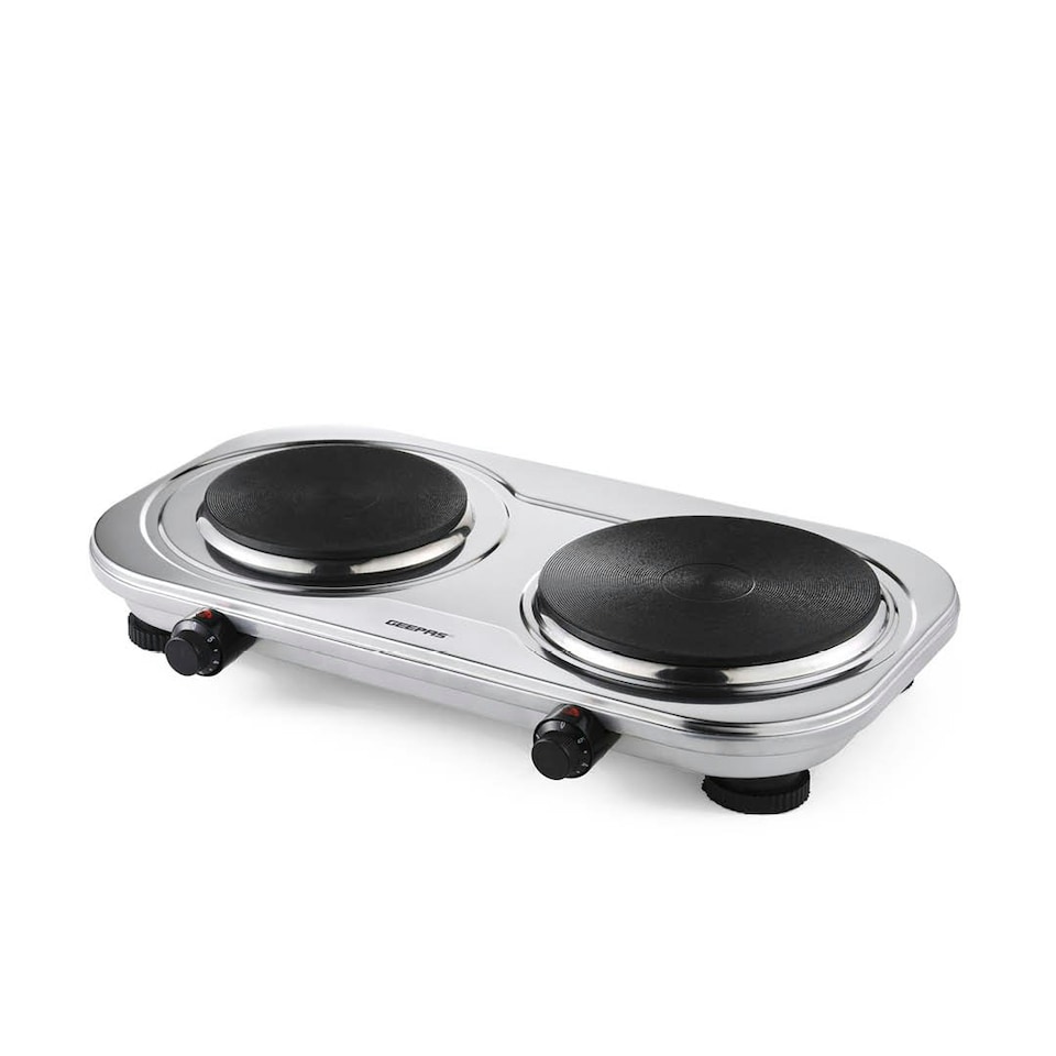image 1 of GEEPAS 2500W Stainless Steel Double Hot Plate