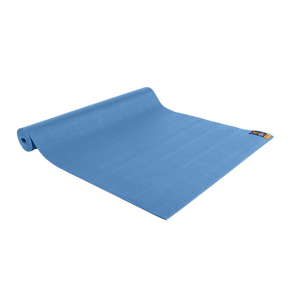 image 1 of Fitness Mad Warrior II Yoga Mat - Blue - One Size