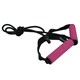 image 6 of Medium Resistance Tube Bands with Handles Yoga Gym Workout Fitness Exercise
