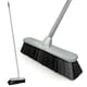 image 1 of Soft Indoor Silver Broom Sweeping Brush With Strong Handle Kitchen Brush
