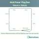 image 4 of Bettacare Pet Pen, 144cm x 144cm, Black, 70cm High, Dog Pen for Pets and Puppies, Dog Playpen suitable for Indoor and Outdoor use Black