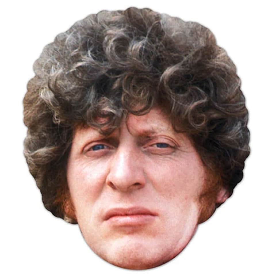 The Fourth Doctor Tom Baker Dr Who Cardboard Face Mask