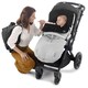 image 3 of Jane Nest 3in1 Pushchair Footmuff Blue | Mild Blue
