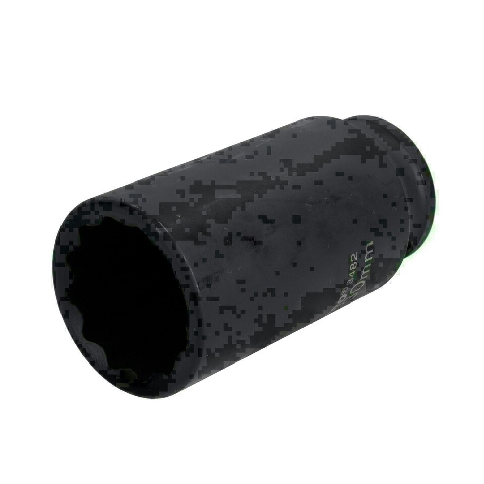 image 1 of 30mm Metric 1/2" Drive Deep Rear Hub Axle Nut Socket 12 Sided Bi-Hex