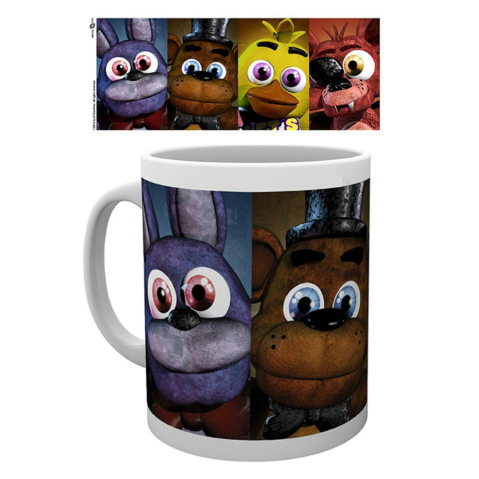 image 1 of Five Nights at Freddy's Faces 320ml Ceramic Mug Multi