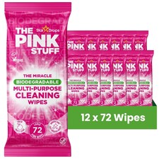 The Pink Stuff Miracle Biodegradable Multi-Purpose Cleaning Wipes 72 Wipes