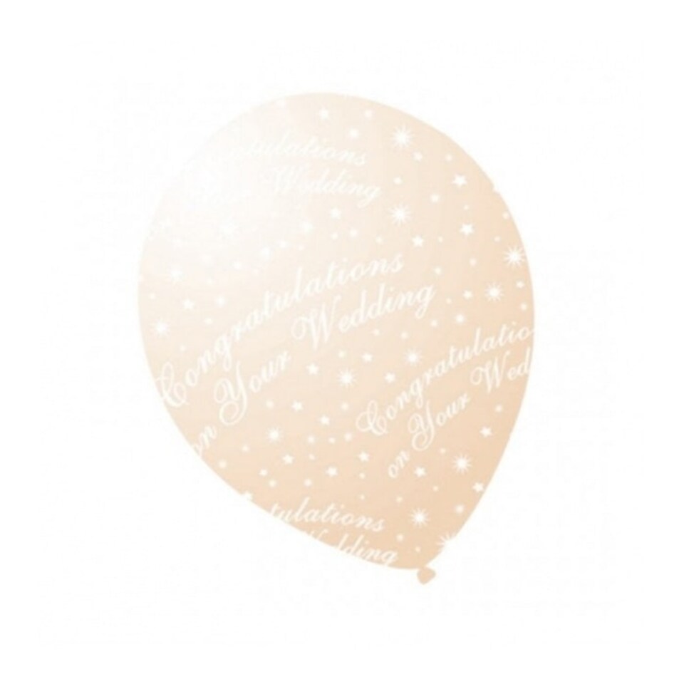 Amscan Latex Wedding Balloon - Ivory - One Size