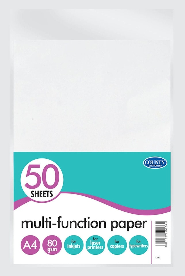 image 1 of A4 Multi Function 80gsm 50 Paper