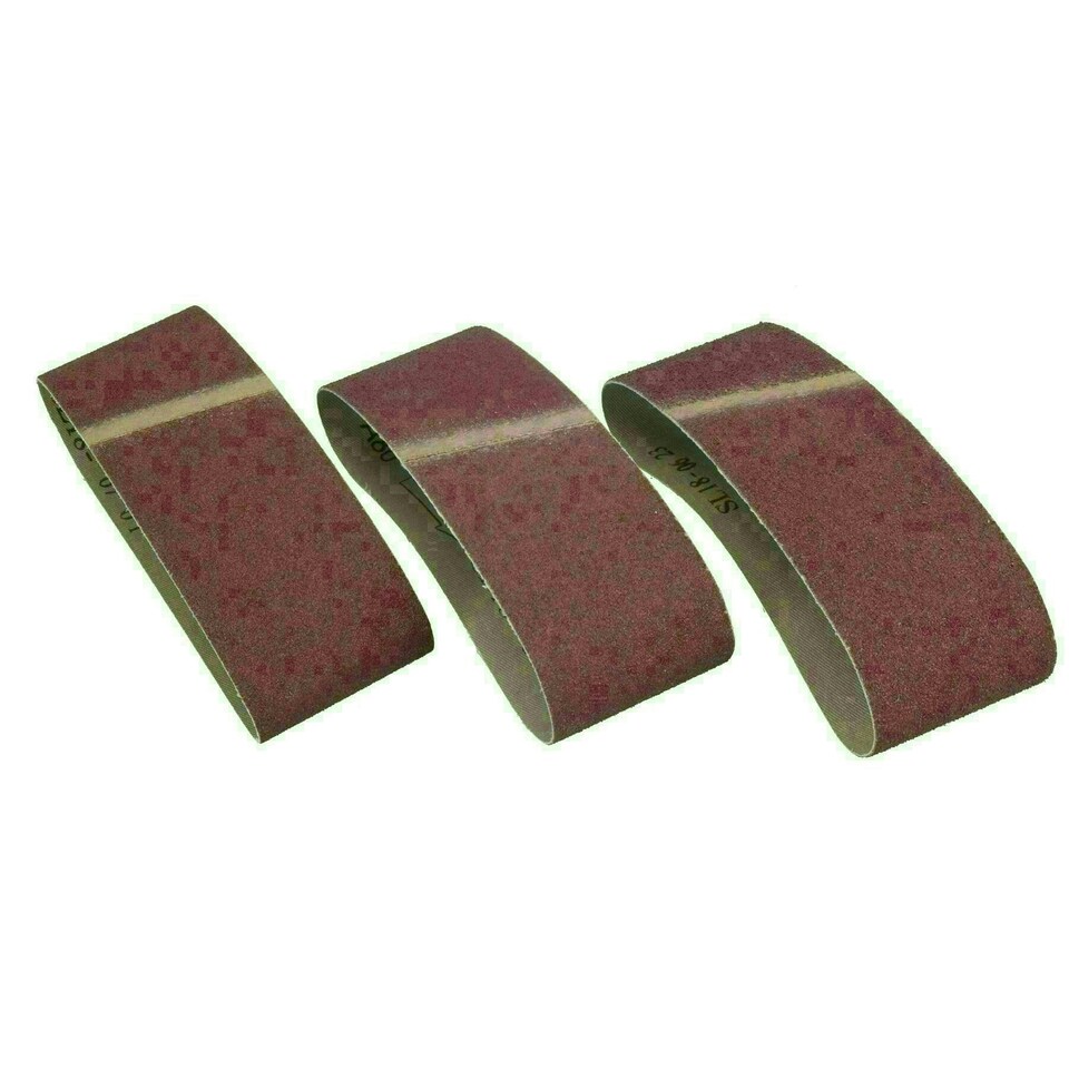 image 1 of 400mm x 60mm Mixed Grit Abrasive Sanding Belts Power File Sander Belt 6pc