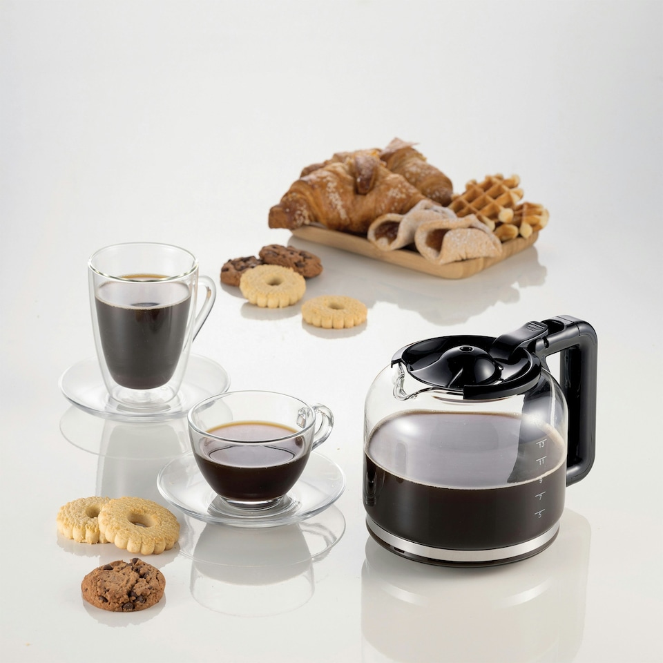 image 1 of Ariete 1398 Digital Filter Coffee Machine 1.5 Litre Capacity, Stainless Steel
