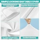 image 3 of 1pc Cocktail Spandex Tablecloth, Table Cover with Leg Pockets - 32" Round