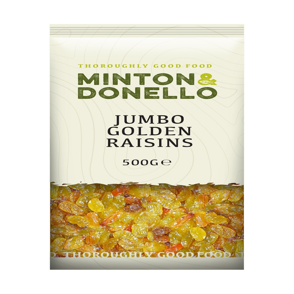 image 1 of Minton & Donello Golden Raisins 6 x 500g