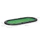 image 3 of SPORTNOW Foldable Poker Mat, 10-Player Table Top with Cup Holders, Carry Bag