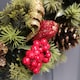 image 10 of Premier 45cm Indoor / Outdoor Christmas Wreath Decoration - Red & Green