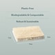 image 4 of Cooks Professional Eco Sponge Scourers | 100% Compostable and Biodegradable | 6 Pack