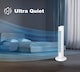 image 3 of PureMate 31-Inch Oscillating Tower Fan with Aroma Function - White