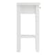 image 4 of Madrid Bedside Table with 1 Drawer in White