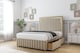 image 3 of Sloomy Boston Gold Almond Coniston Divan Bed With Mattress 2 Drawers Right Side With 54" Floor Standing Headboard & 12" Matching Footboard 3' Single | Cream | Almond | Single | 1