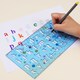 image 10 of Pack of 2 Transparent Plastic Uppercase Lowercase Stencil Ruler Set