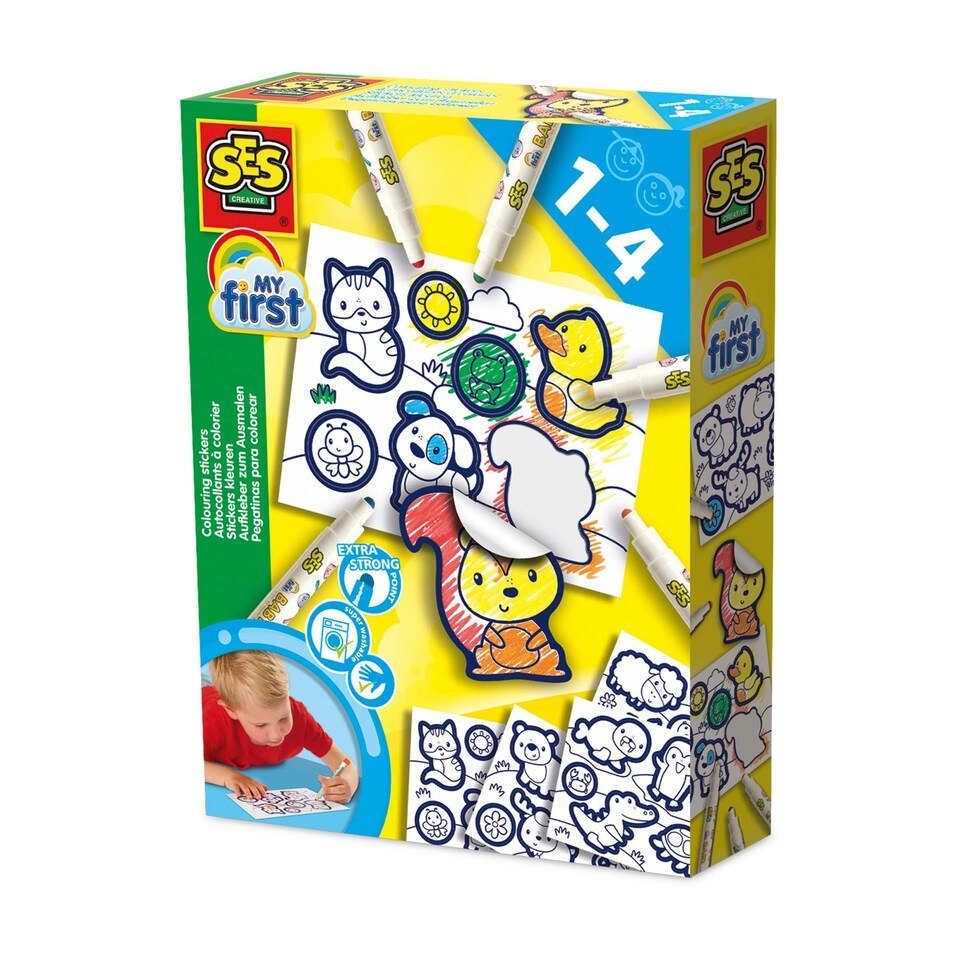 image 1 of SES Creative My First, Colouring Stickers