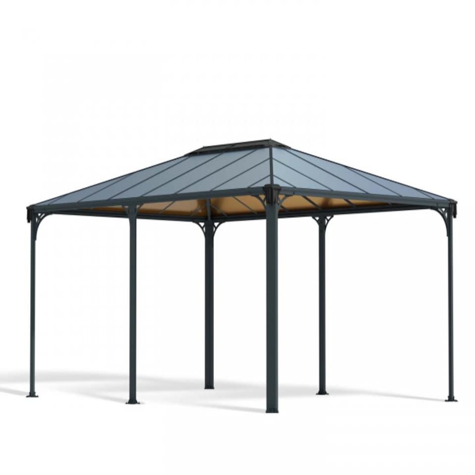 image 1 of Martinique 5000 Garden Gazebo Grey Bronze - Polycarbonate - L493.1 x W359.3 x H286.1 cm - Grey