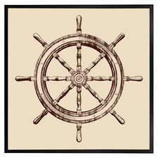 Ship wheel (Picutre Frame) Black | L