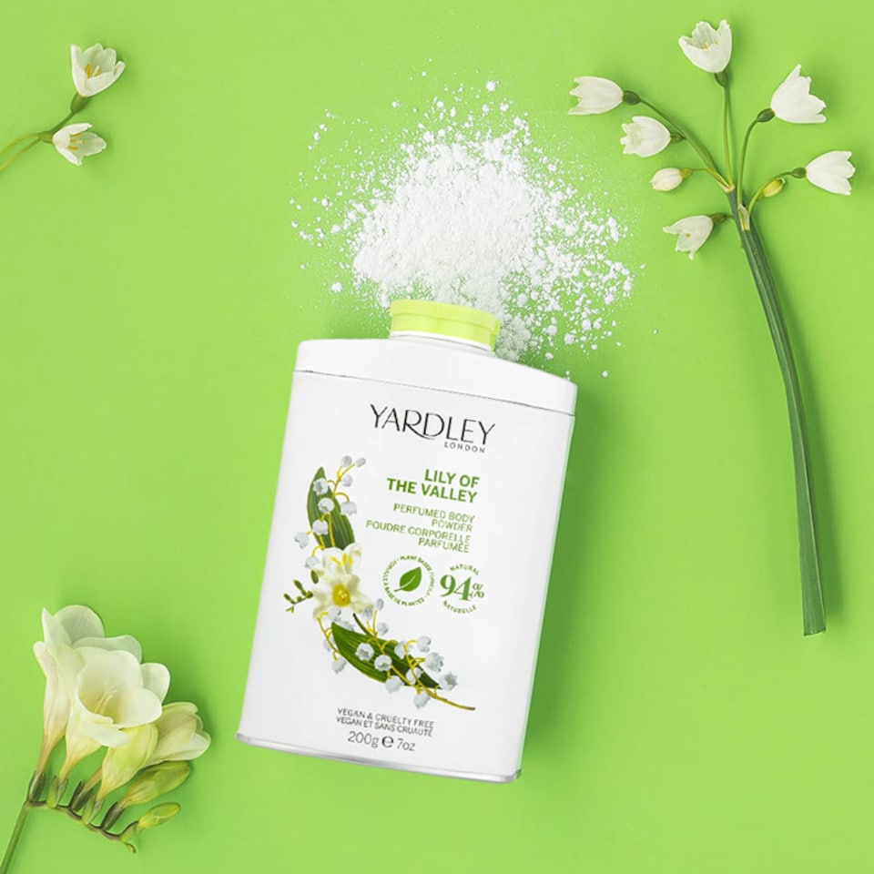 image 1 of Yardley English Lily of the Valley Talcum Powder 200g