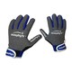 image 3 of Murphys Unisex Adult Contrast Gaelic Gloves - Grey/Blue/White - XL